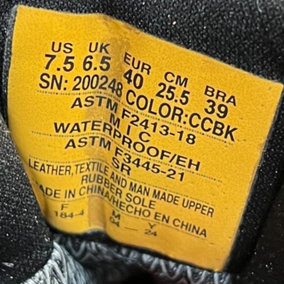 Skechers Relment Erett Mens Size 7.5 Gray Black Composite Toe Safety Work Boots main image 10